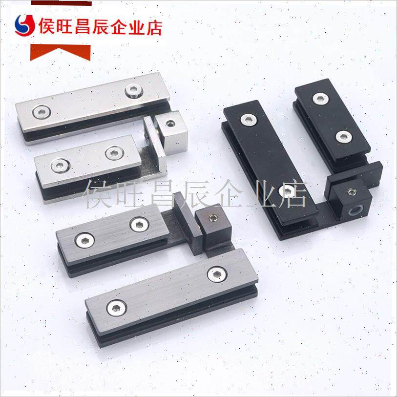 淋浴房无框玻璃转轴l304不锈钢B浴室玻璃门上下天地轴180度铰链