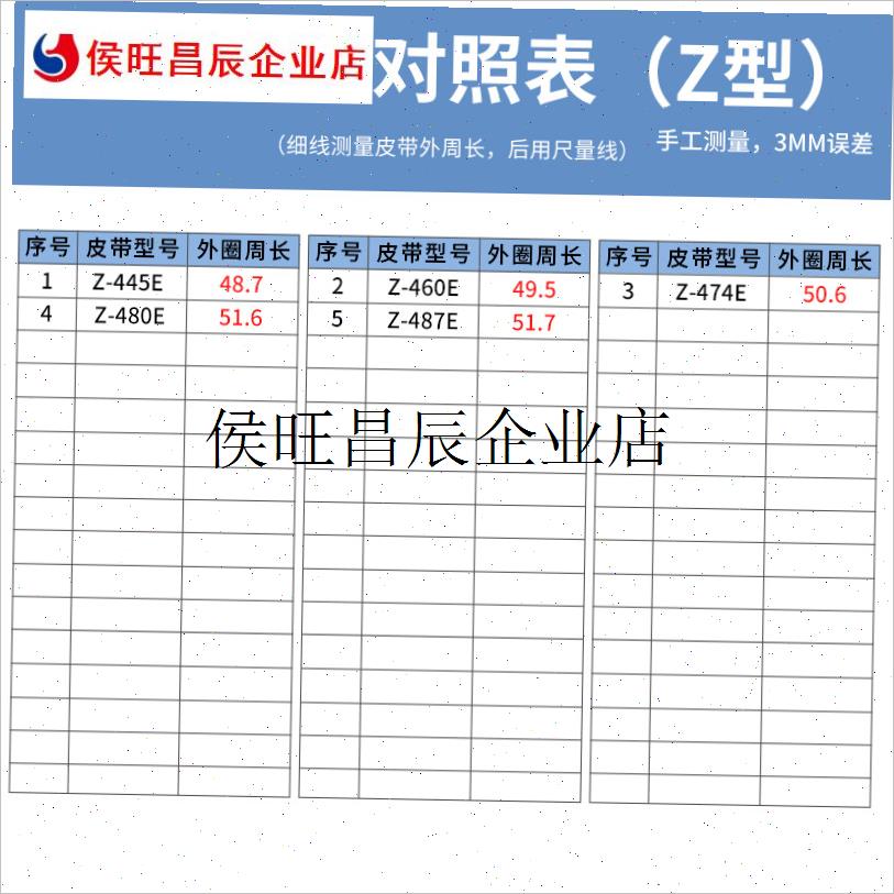 .鹅洗衣机皮带通用配件大全Z-480 460美的全自动Y三角带传动带
