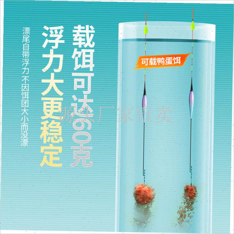 鲢鳙定层浮漂OLED硬尾日夜两用电子漂J咬钩变色夜光漂超大载饵鱼: