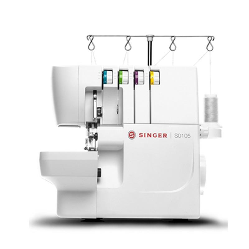 S0105缝纫机家用迷你小型四线包缝机全自动锁边机服装设备