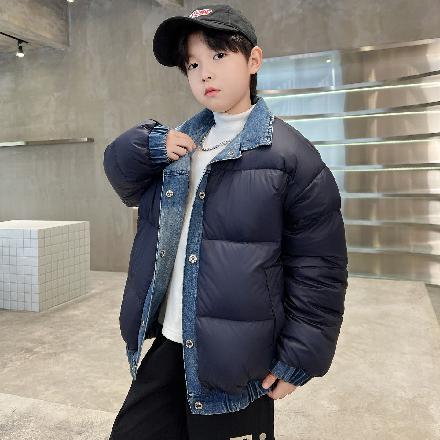 男童冬季羽绒服2025新款儿