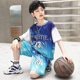 速干篮球服2024新款 套装 中大童短袖 儿童运动球服 男童夏季 薄款 夏装