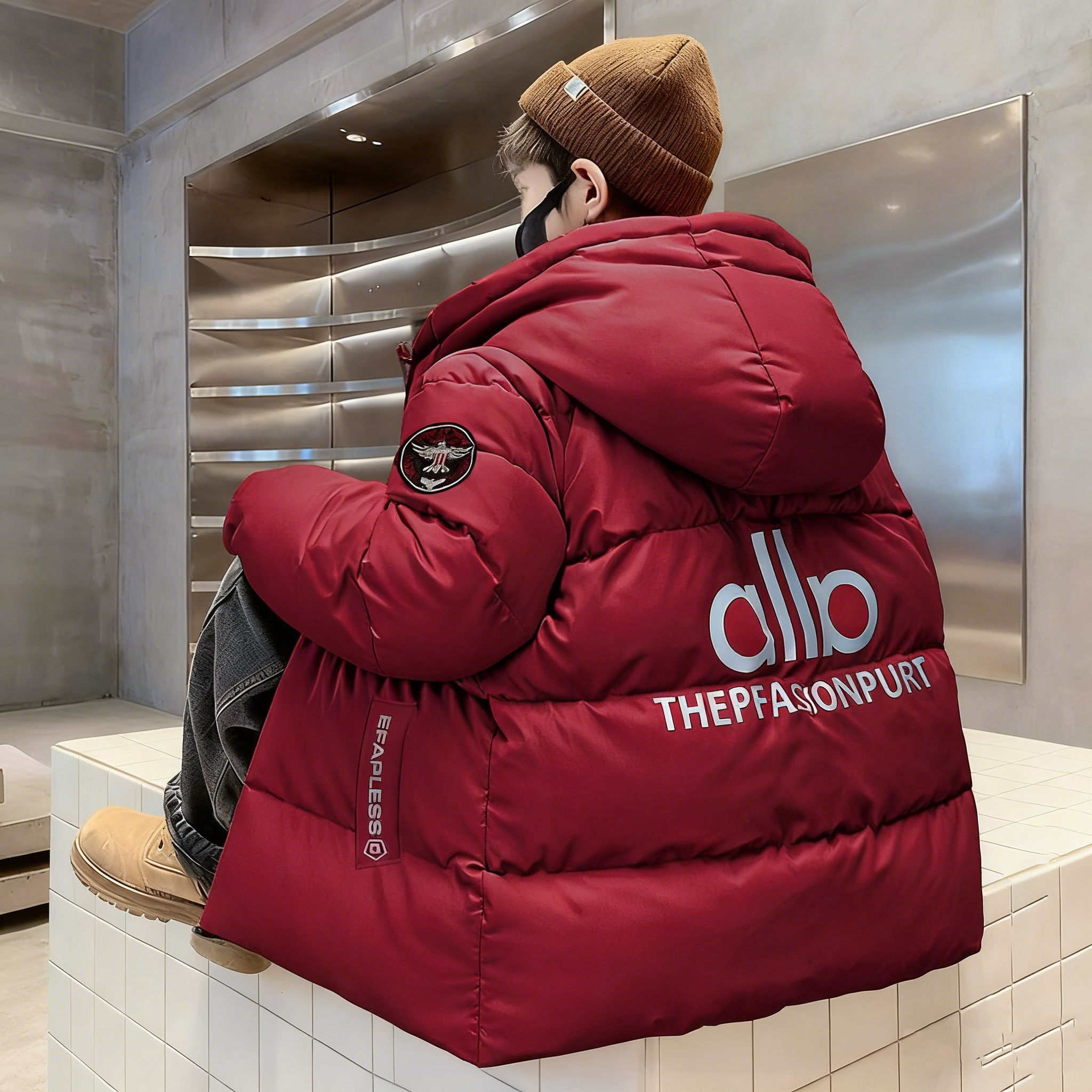 男童冬装羽绒棉服2025新款