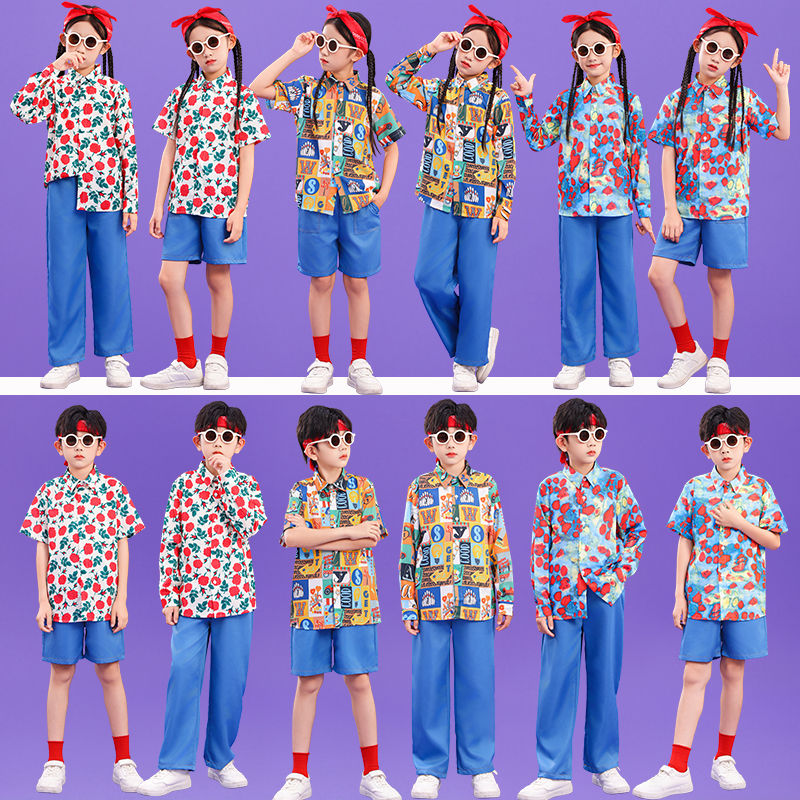 港风中小学生运动会日常演出服装
