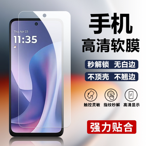 适用摩托罗拉G100原装高清软膜