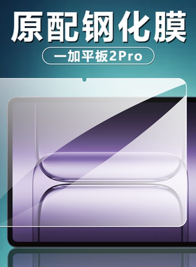 适用于OPD2413钢化膜一加平板2Pro新款全屏覆盖保护膜13.2英寸超清高清防爆玻璃膜pad2pro原配无白边屏幕贴膜
