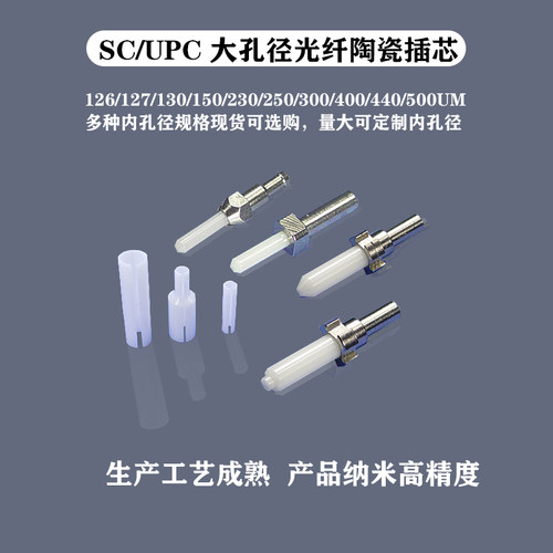 蓝邮光纤陶瓷插芯125μ外径2.5mm