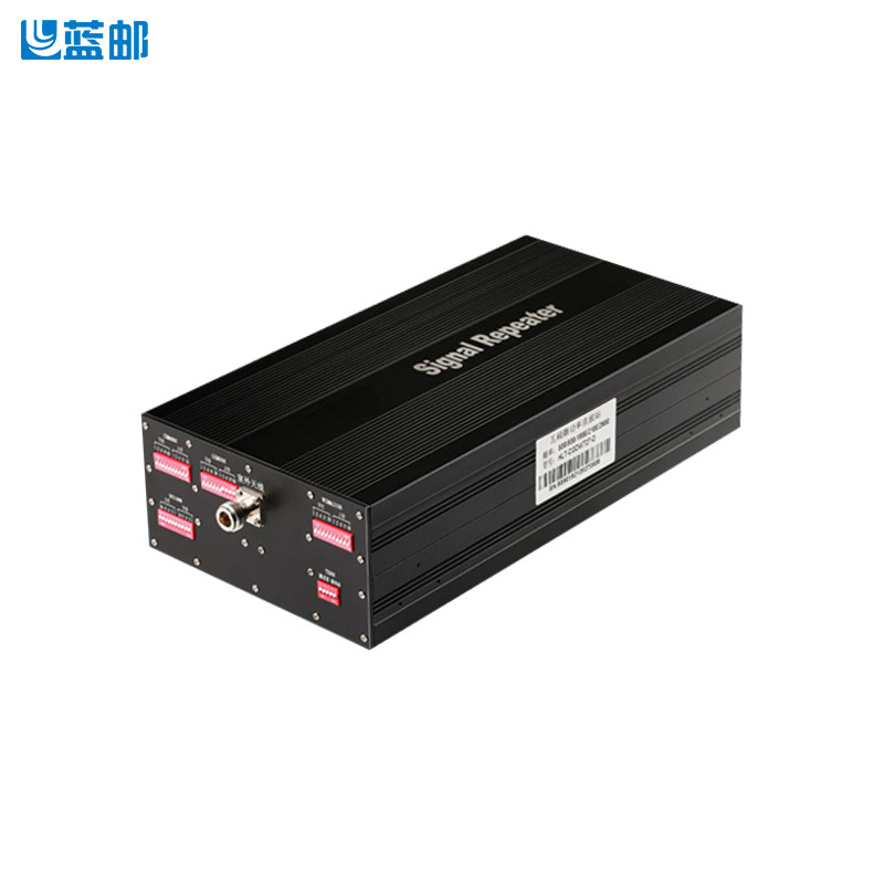 蓝邮手机信号放大器三网三频15线芯工程信号直放站信号增强器一托一套装移动联通电信三网合一全网通信号扩大