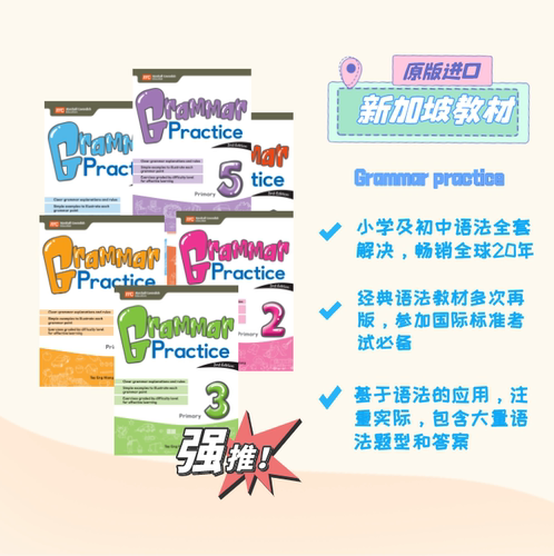 新加坡小学英语语法练习原版进口