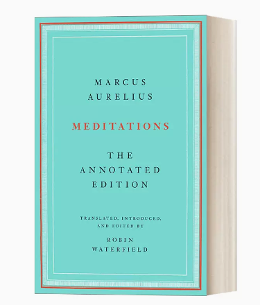 沉思录注释版 Marcus Aurelius马可·奥勒留斯多葛学派古罗马英文原版 Meditations: The Annotated Edition-封面