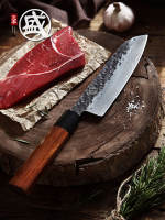 Japanese Santoku knife, Japanese kitchen knife forging, main chef's knife, fruit knife, kitchen knife, special imported cooking knife, imported thumbnail 2