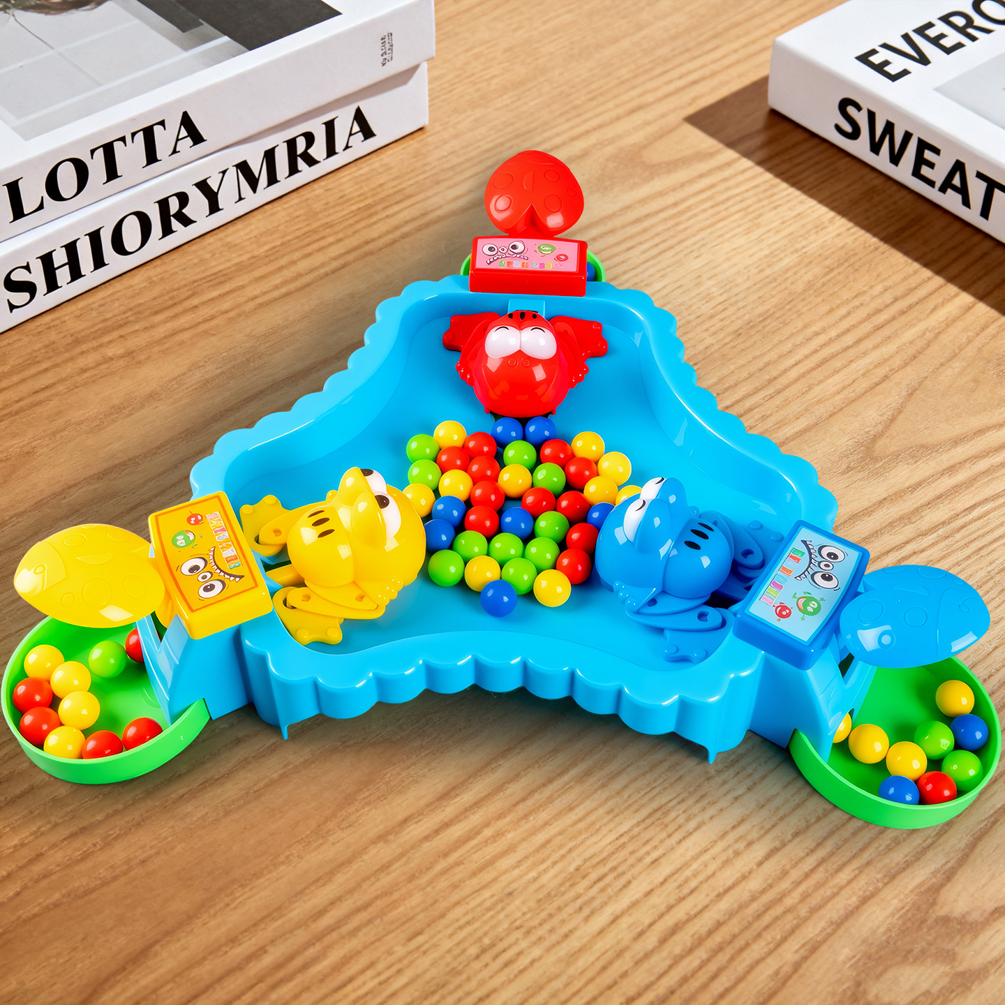 青蛙吃豆豆玩具儿童亲子游戏玩具