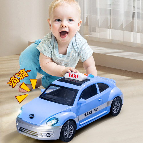 宝宝出租车回力车益智儿童玩具