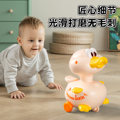 发条鸭儿童上弦发条玩具摇摆小动物会跑会动益智的宝宝玩具0一1岁