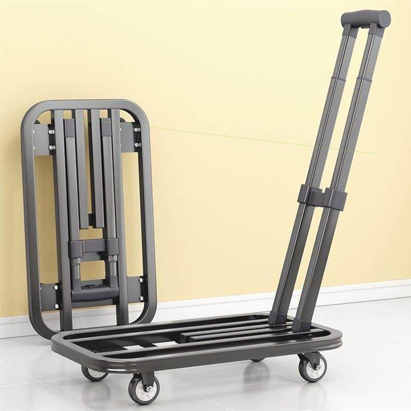 德国进口日本小推车拉货手推车搬运车平板车拖车折叠快递家用手拉