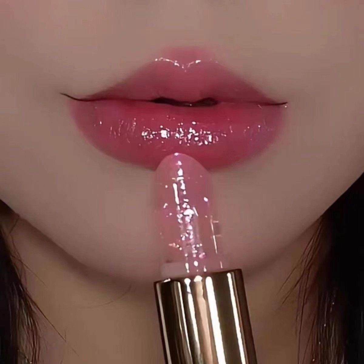 新款热门彩箔变色不沾杯口红滋润温变保湿防水纯欲粉果冻透明唇膏,彩妆/香水/美妆工具,唇膏/口红,淘宝优惠券,粉丝福利购,淘宝优惠卷