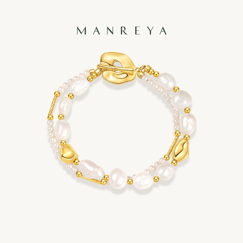 双层珍珠手链精致百搭高级感法式