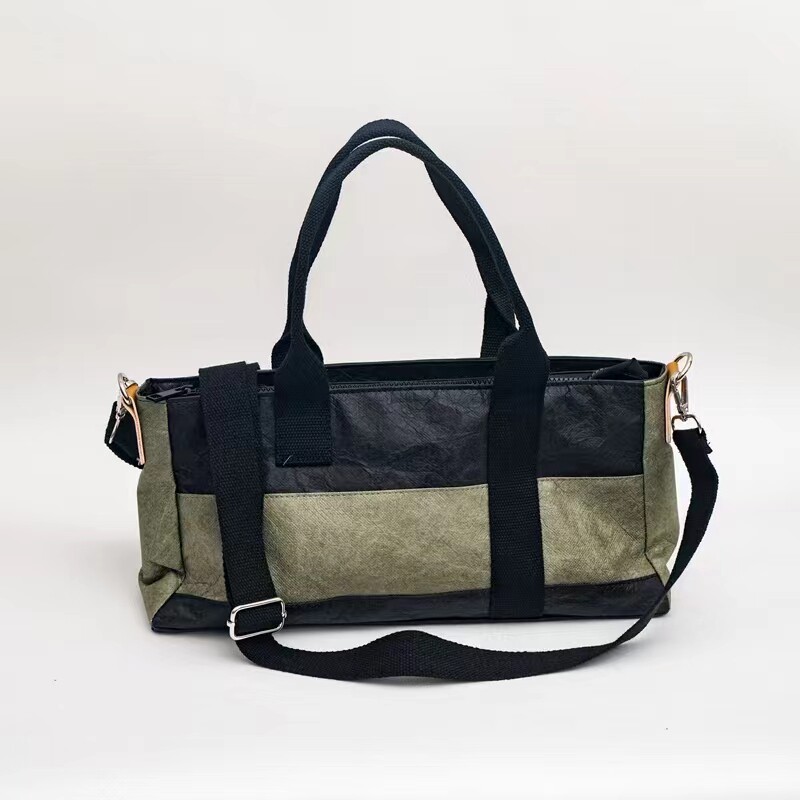 轻便防水杜邦纸背包骑行运动休闲包男士水洗牛皮纸斜挎包手提包女