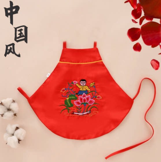 儿童夏装婴儿肚兜纯棉五毒中国风保温纯棉宝宝肚兜围兜透气新款