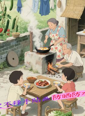 治愈系80后童年记忆贴画海报客厅出租屋怀旧回忆墙上墙贴自粘贴画