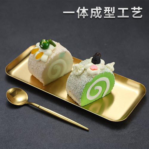 韩式平底托盘小吃盘创意摆盘菜盘