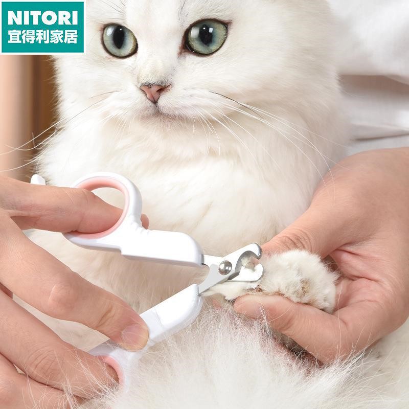 日本进口便宜得利宠物猫咪指甲剪小猫狗狗指甲钳剪刀拍平头弯头剪