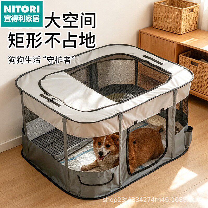 日本进口便宜得利新款猫笼子猫产房封闭式猫咪淮待产繁殖箱带隧道