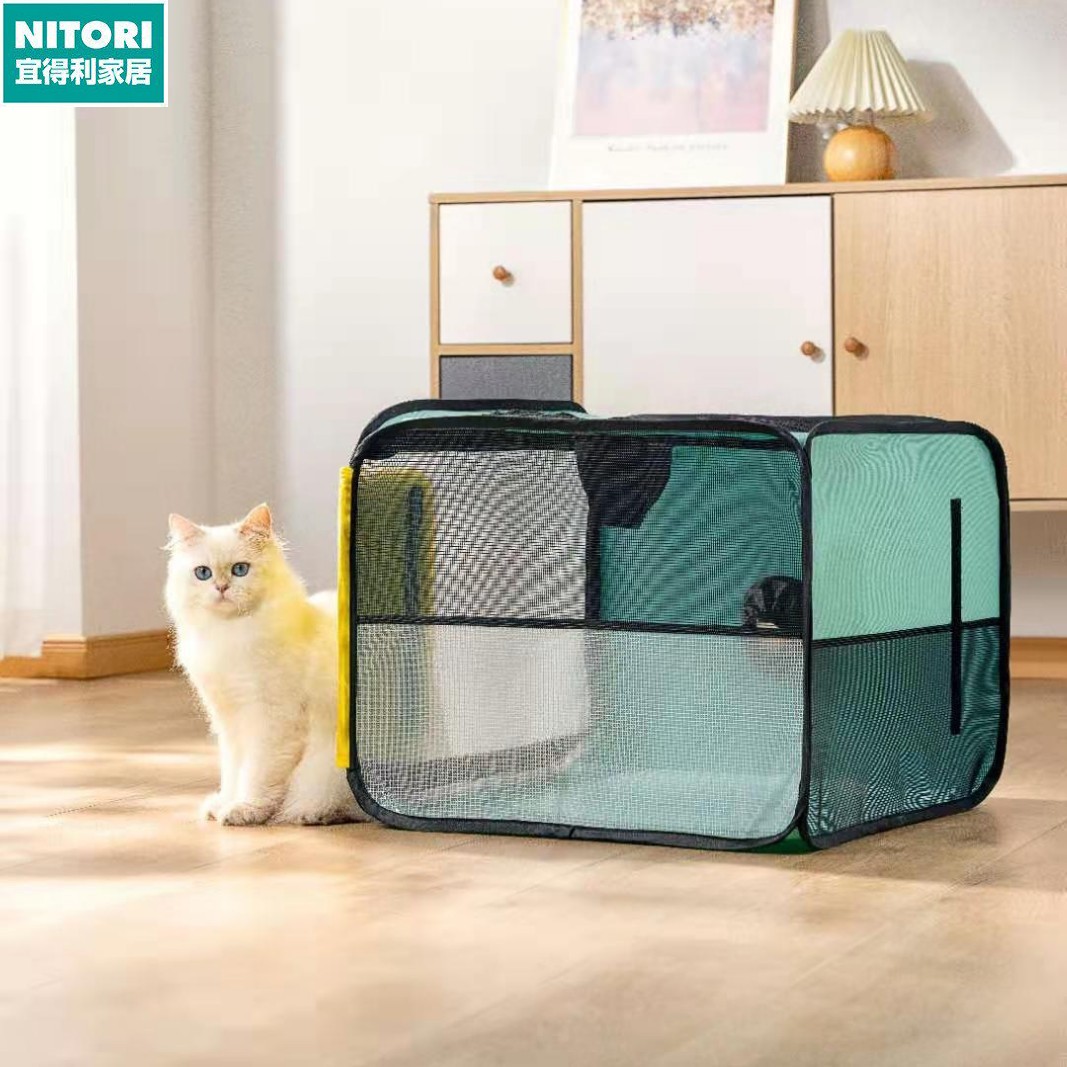 日本进口便宜得利宠物猫咪烘干箱可狗洗澡吹干家用洗澡吹干袋大容
