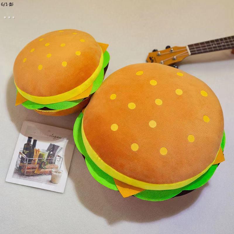 汉堡薯条抱枕抖音同款零食长条创意仿真食物抱枕搞怪毛绒玩具抱枕