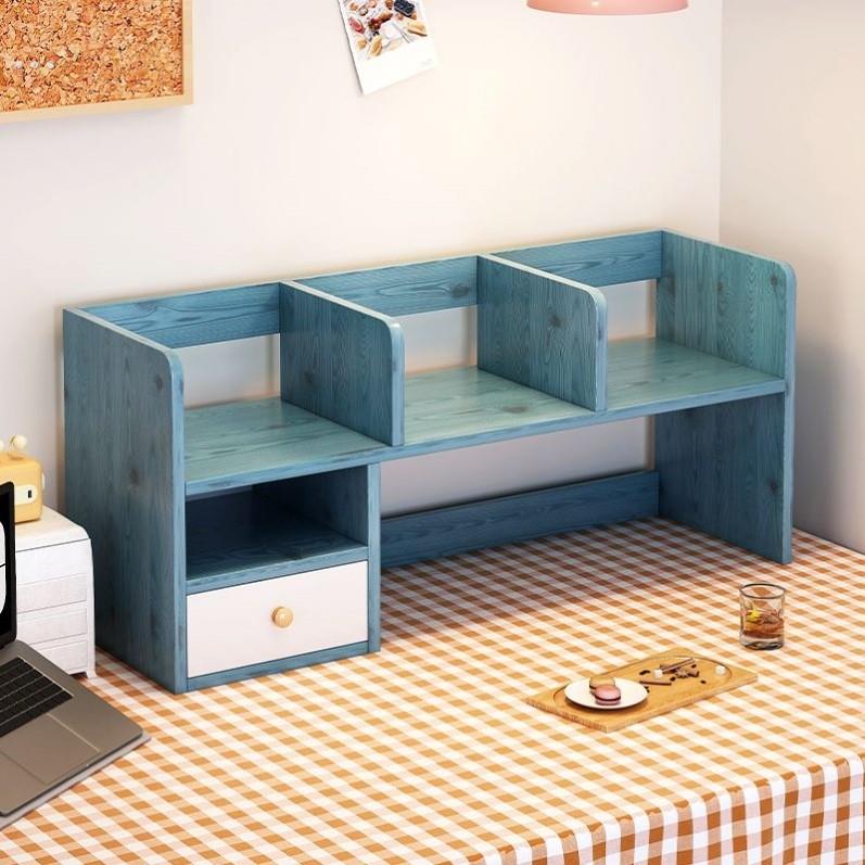 书面桌面置物架女生桌上工位神器书桌上放的书架旧书整理神器柜子