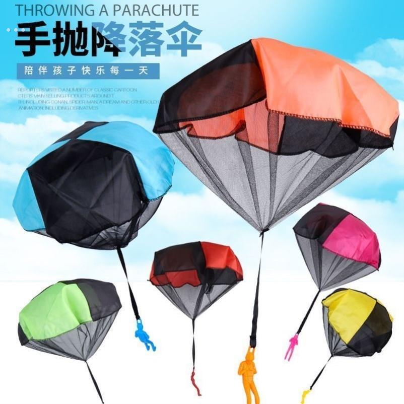 儿童幼儿公园户外运动亲子游戏手抛降落伞网红玩具小学生空投飞伞