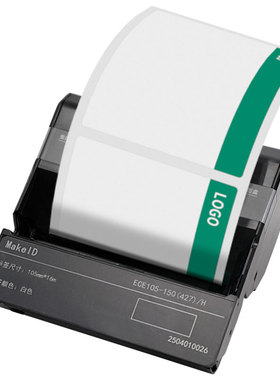 Makeid ECE105-150(427)/H 105mm*16m 适用于GTP71系列标签机 标签机色带 （计价单位：盒） 白色