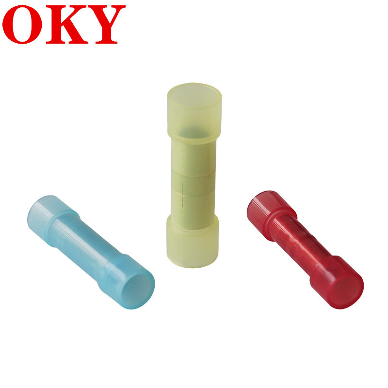 BNYF1.25/2/5.5冷压端子 接线鼻子 对接铜线耳尼龙全绝缘中间接头