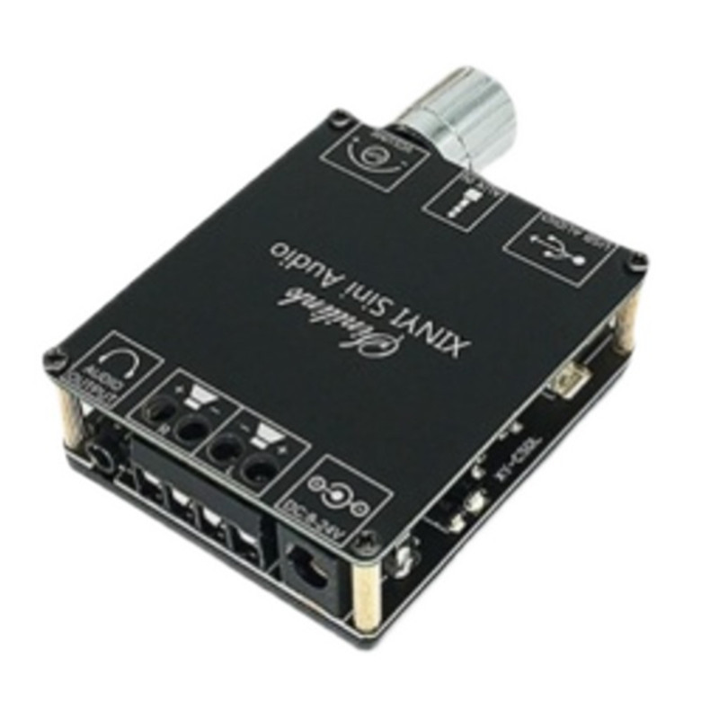 Audio立体声蓝牙数字功放板50W双声道360度无极调音 XY-C50L