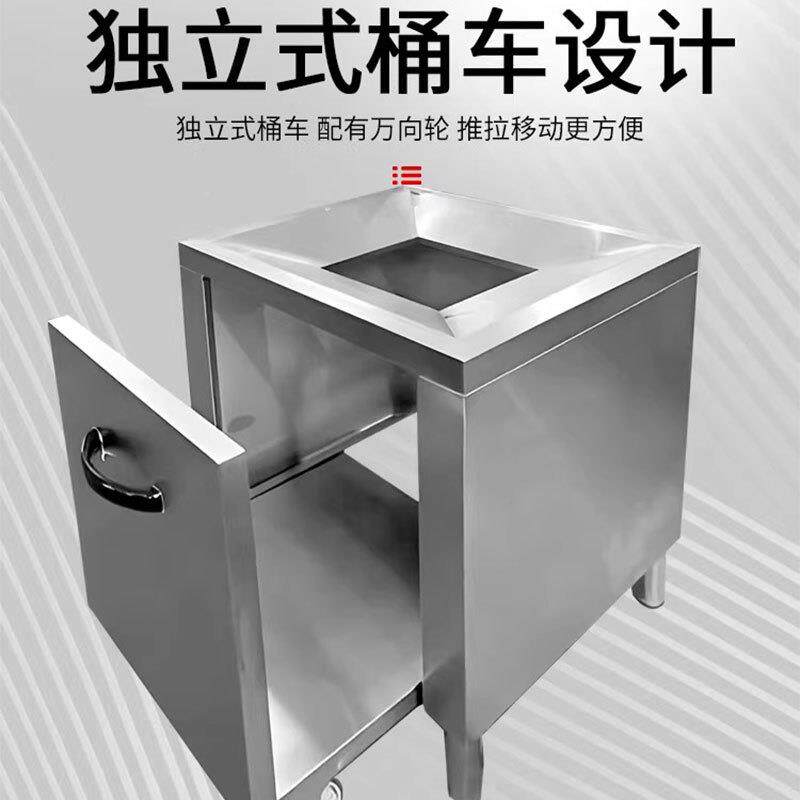 不锈钢收残台商耀航污用餐厅食食堂收残车垃圾回收动车残泔水台移