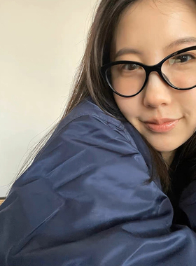 QIUQIU / 时髦又斯文的猫眼镜框3393 可配近视无底色防蓝光