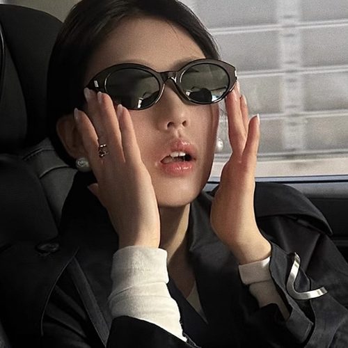 姐姐的松弛贵气感猫眼墨镜