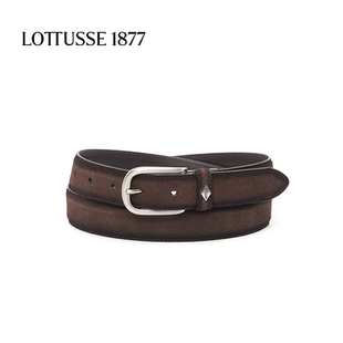LOTTUSSE/乐途仕新款牛皮手工商务职场经典舒适男士腰带皮带