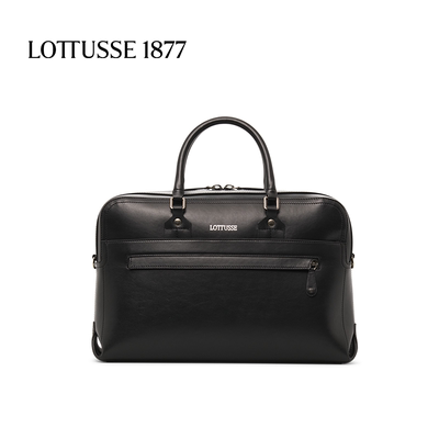 LOTTUSSE/乐途仕时尚手工小牛皮男士手提包商务包旅行包