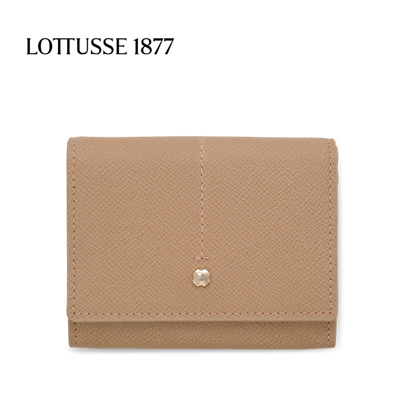 LOTTUSSE/乐途仕简约经典牛皮女士钱包卡包11X8cm