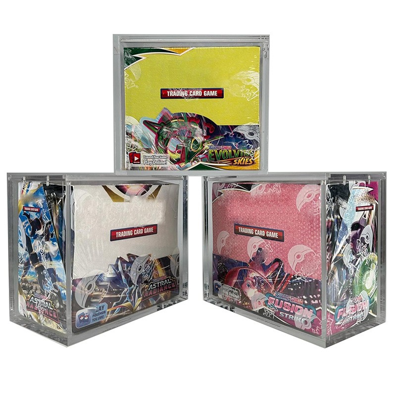 亚克力etb宝可梦游戏卡片展示盒