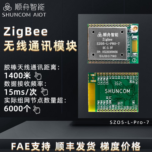 顺舟zigbee贴片模块pro-7