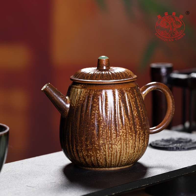 【官方正品】柴烧小茶壶