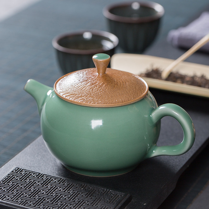 龙泉青瓷家用茶壶单壶图片