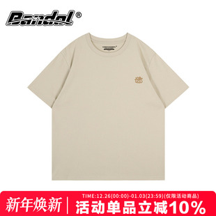 上衣 BF街头风百搭韩版 古着感vintage休闲原宿风短袖 t恤女宽松大码