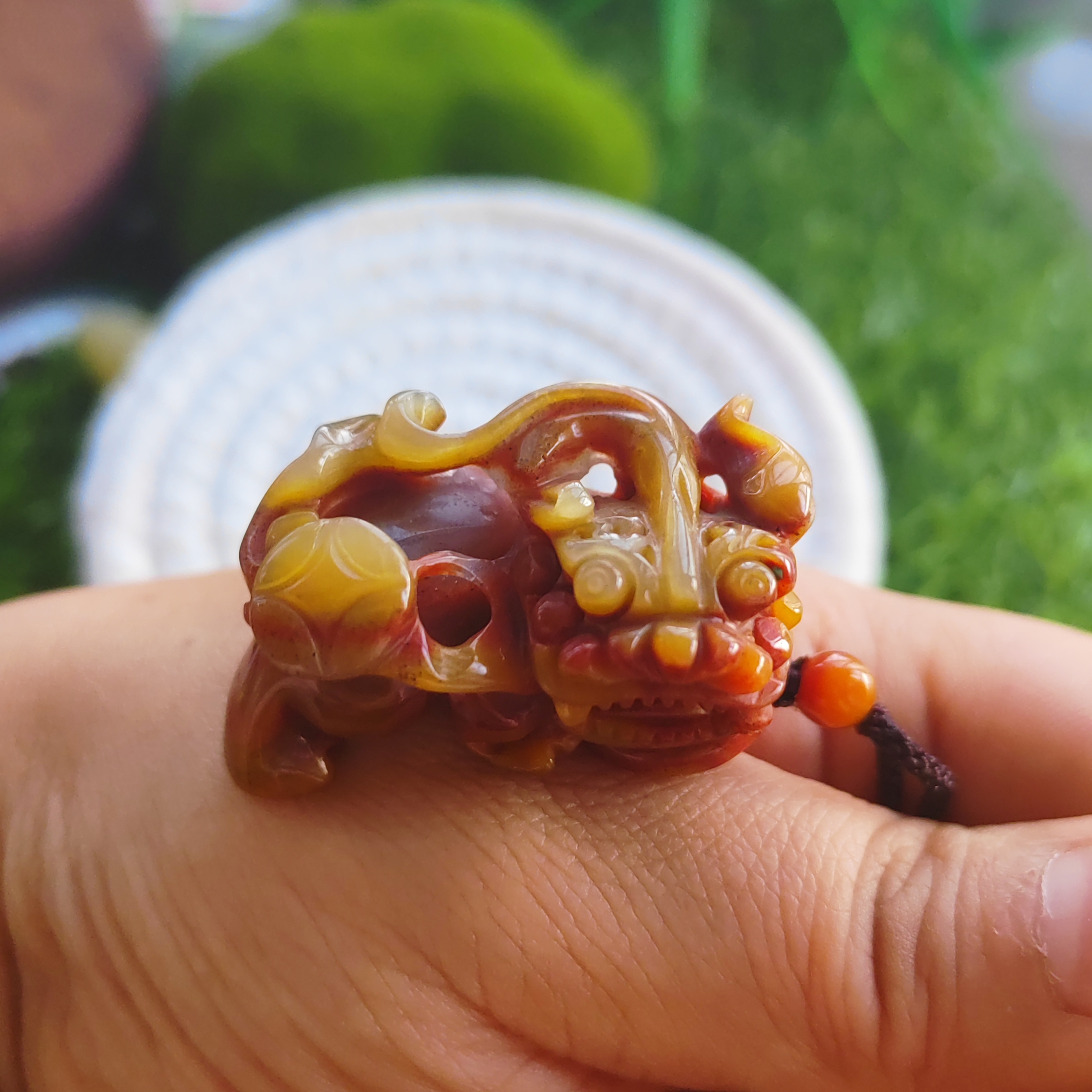 官方正品黄龙玉貔貅招财貔貅A级纯天然玉石霸王貔貅40*23*21mm