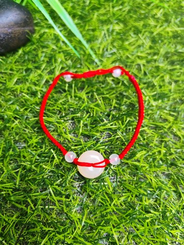 天然玉石平安扣手链本命年红色手绳平安好运正品黄龙玉平安扣16*9