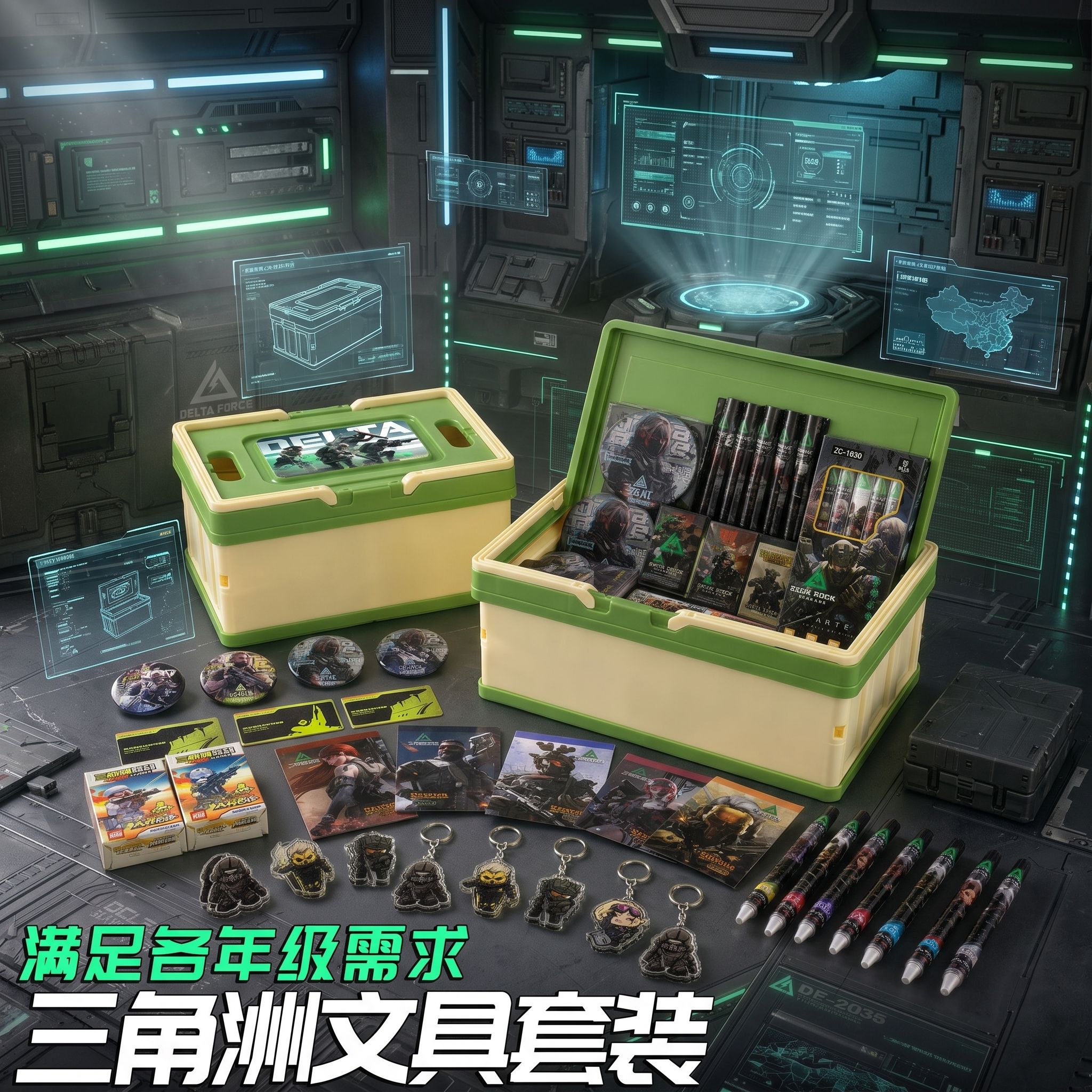 三角洲行动联名文具套装礼盒