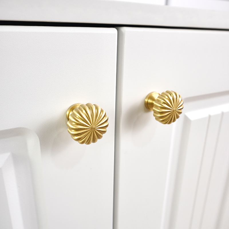 黄铜南瓜拉手法式轻奢