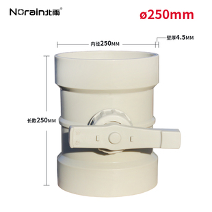 PP手动风阀 圆形防腐风量调节阀 塑料手动阀门 管道风门 风管蝶阀